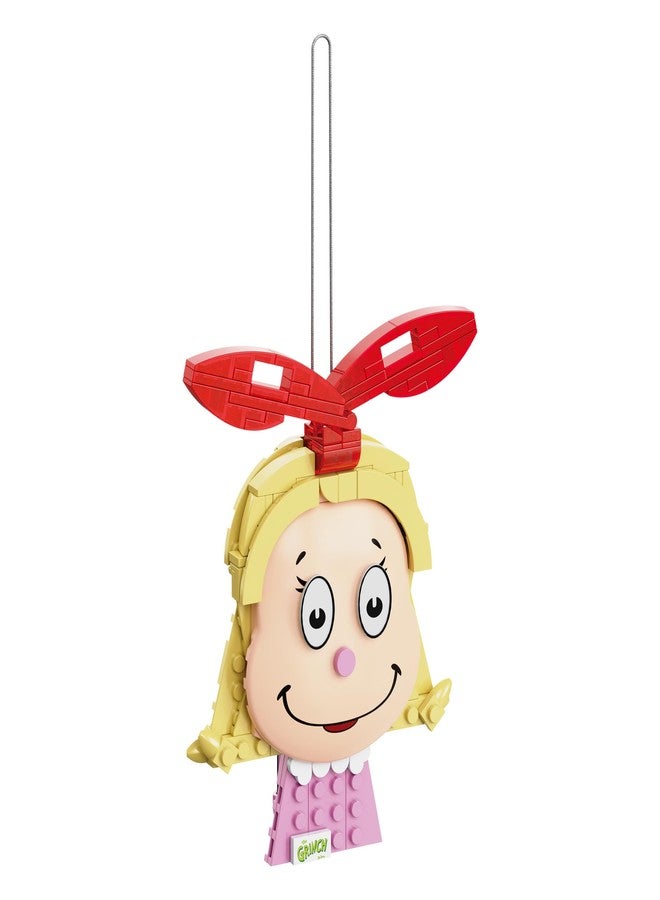 Brickcraft The Grinch Cindy Lou Who Ornament Building Set, 121 PCS Holiday Brick Craft Kit with Display Stand, Christmas Tree Decoration for Kids Adults Collectors, Classic Movie Inspired Gift - Image 3